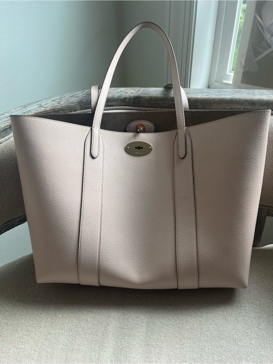Mulberry Handbags - Mulberry  Bayswater Pebbled Leather Tote in Pale Blush